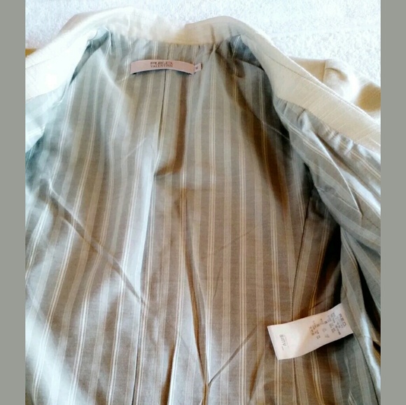 SOLD!!  R.E.D. Valentino Blazer/Jacket 42 Natural - Picture 6 of 8